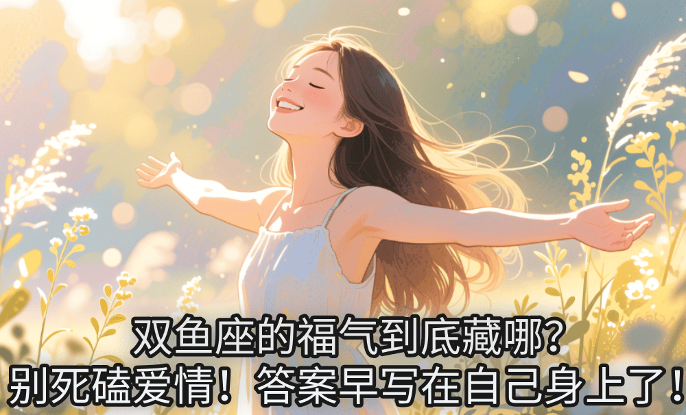 双鱼座的福气到底藏哪？别死磕爱情！答案早写在自己身上了！
