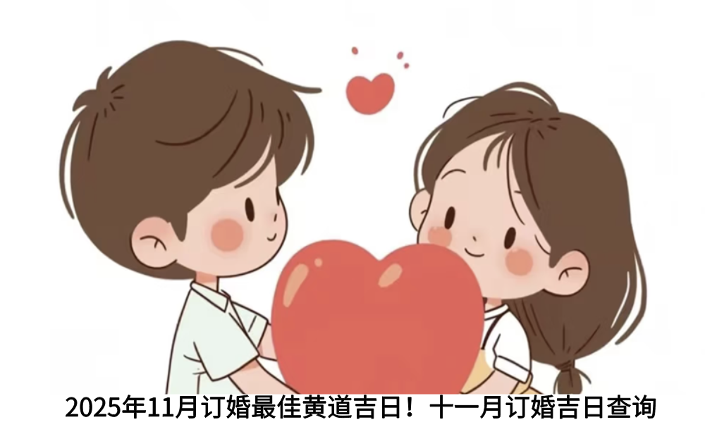 2025年11月订婚最佳黄道吉日!十一月订婚吉日查询