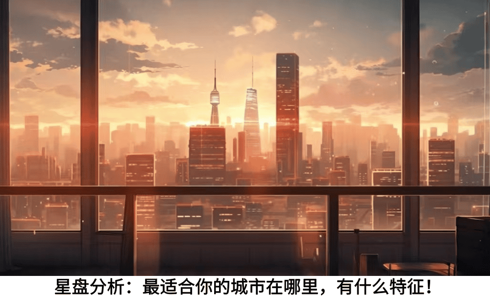 星盘分析:最适合你的城市在哪里,有什么特征!