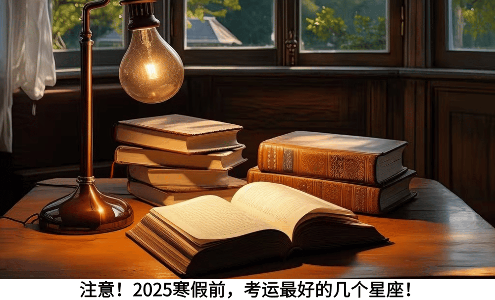 注意！2025寒假前，考运最好的几个星座！