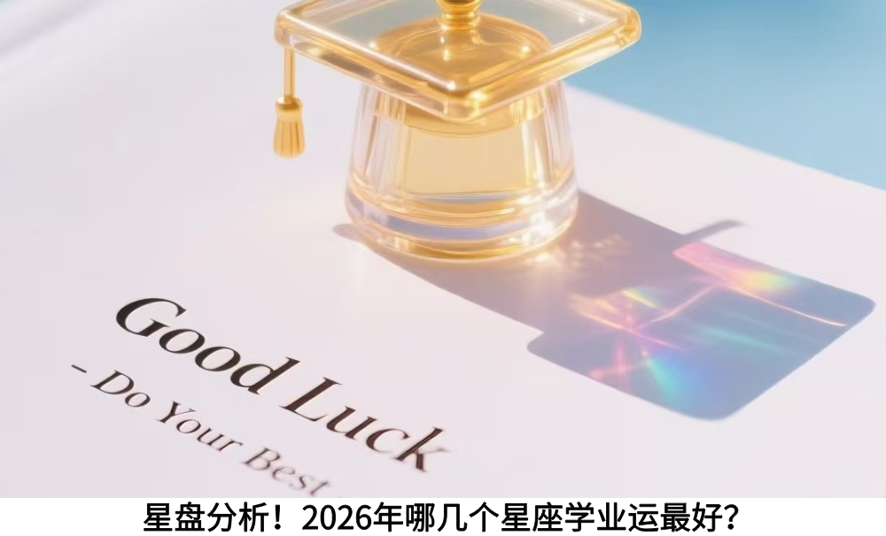 星盘分析！2026年哪几个星座学业运最好？