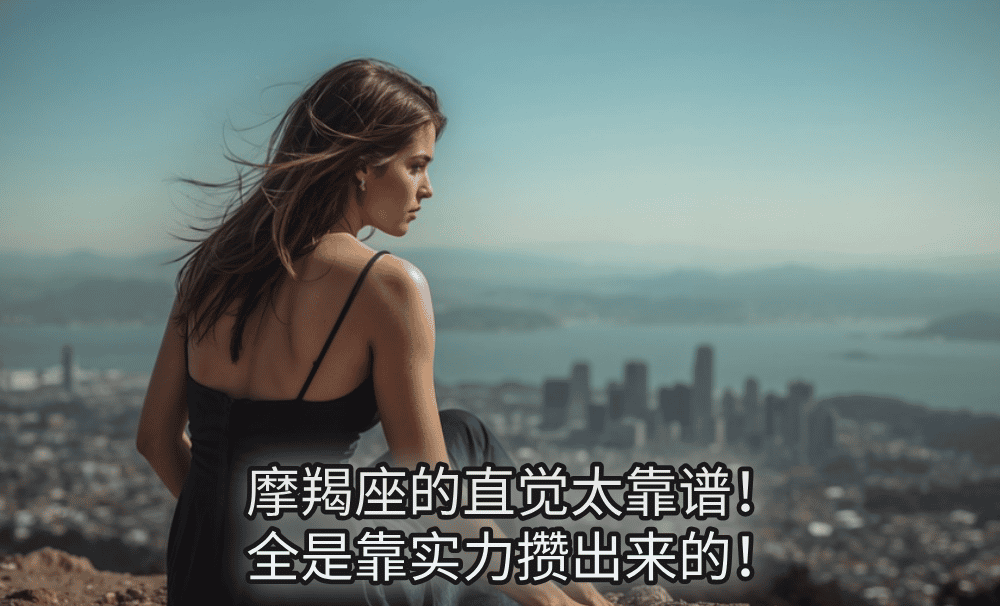 摩羯座的直觉太靠谱!全是靠实力攒出来的!