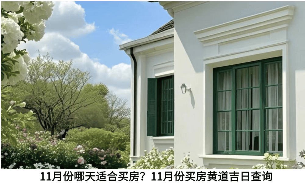 11月份哪天适合买房？11月份买房黄道吉日查询