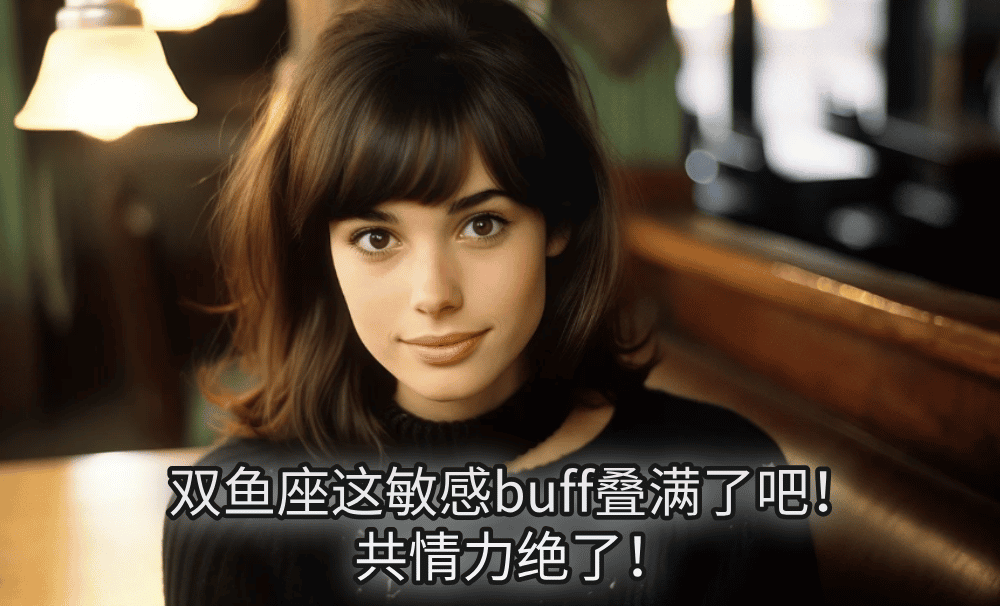双鱼座这敏感buff叠满了吧！共情力绝了！