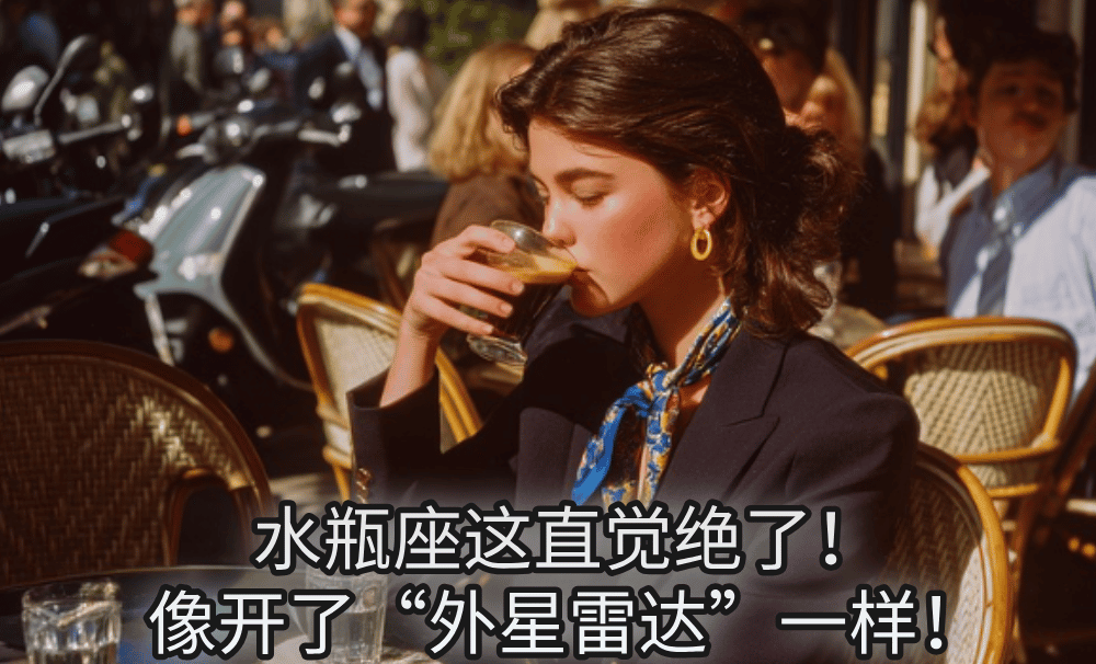 水瓶座这直觉绝了!像开了“外星雷达”一样!
