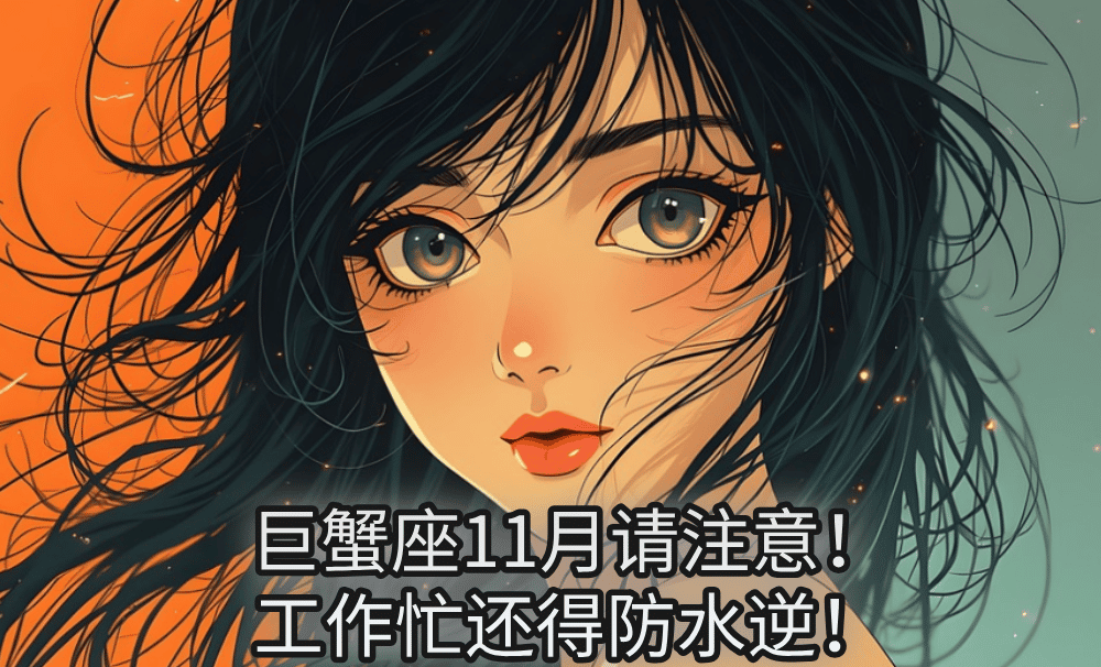 巨蟹座11月请注意!工作忙还得防水逆!