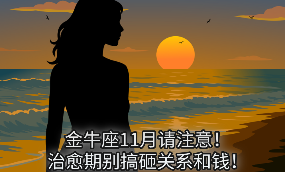 金牛座11月请注意!治愈期别搞砸关系和钱!