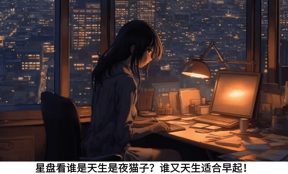 星盘看谁是天生是夜猫子？谁又天生适合早起！