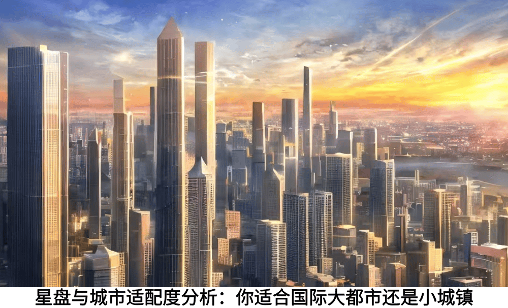 星盘与城市适配度分析：你适合国际大都市还是小城镇