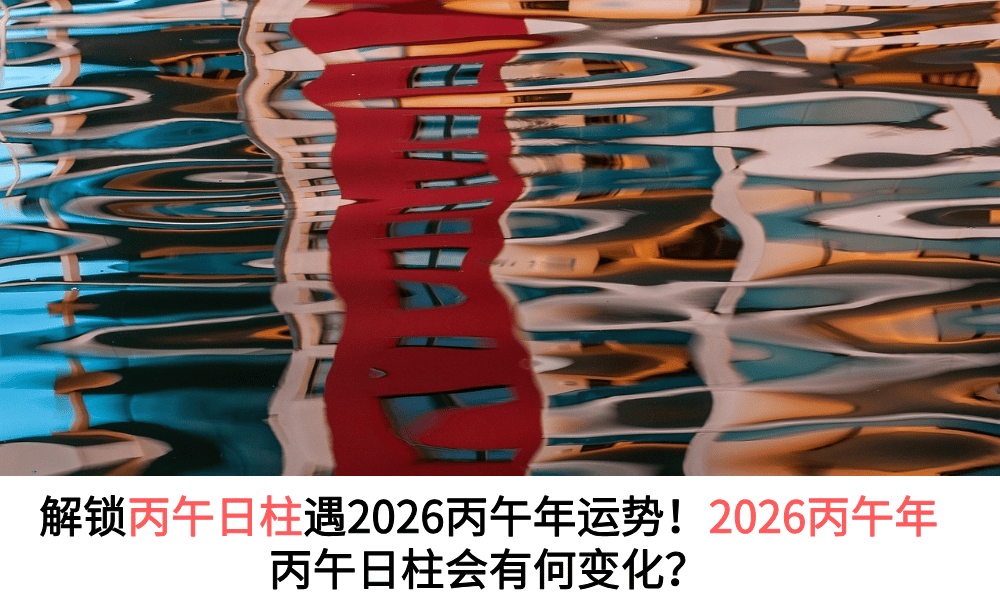 解锁丙午日柱遇2026丙午年运势!2026丙午年丙午日柱会有何变化?