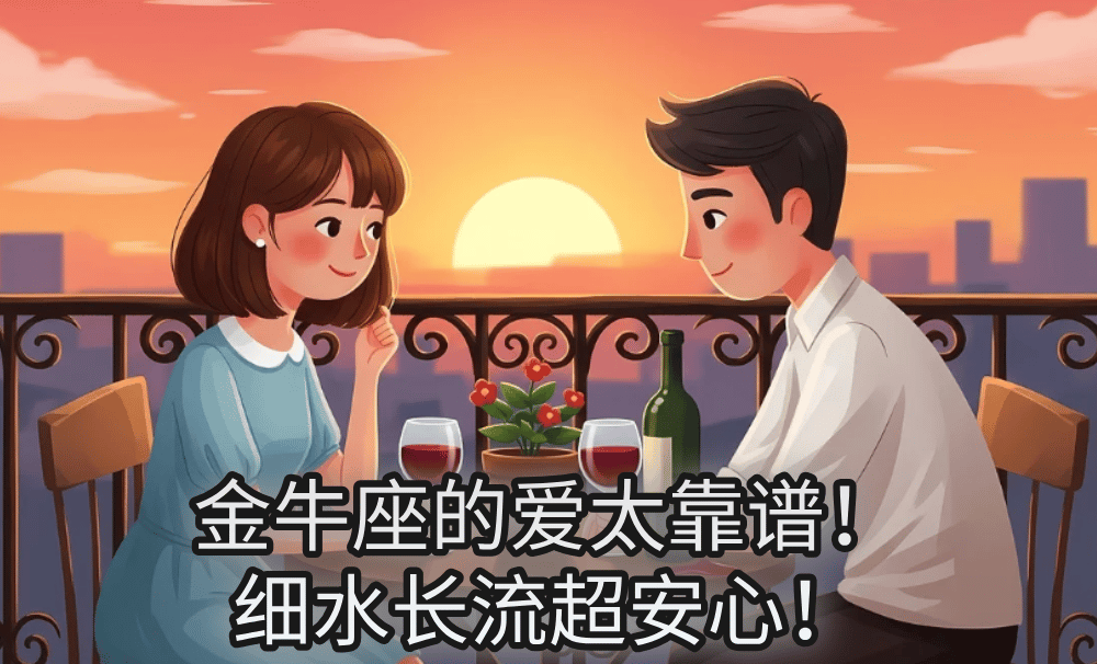 金牛座的爱太靠谱！细水长流超安心！
