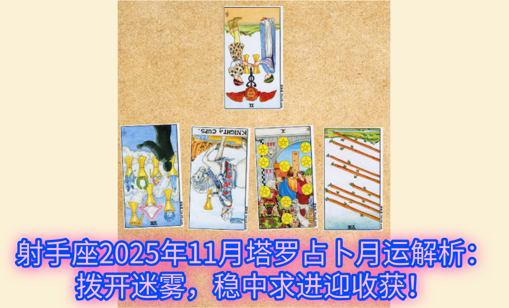 射手座2025年11月塔罗占卜月运解析:拨开迷雾,稳中求进迎收获!
