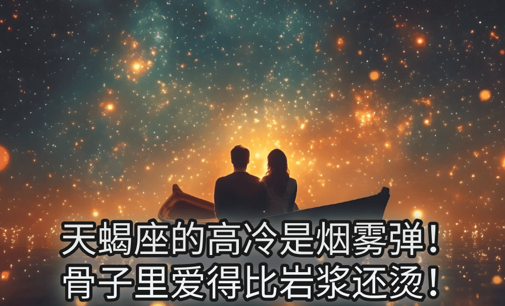 天蝎座的高冷是烟雾弹！骨子里爱得比岩浆还烫！
