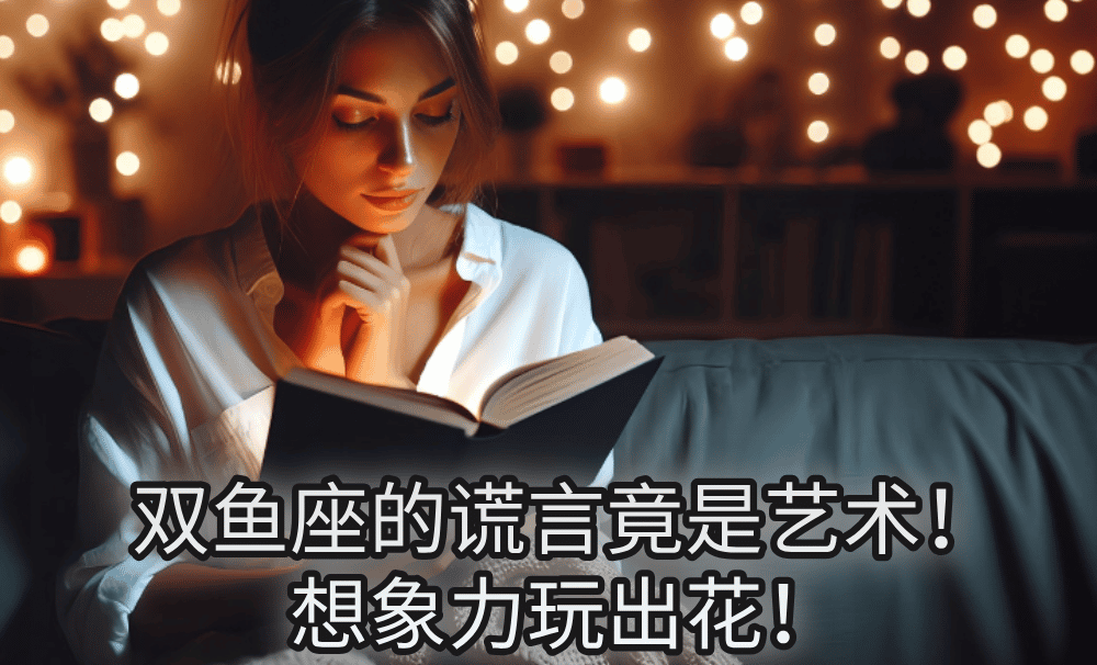 双鱼座的谎言竟是艺术!想象力玩出花!