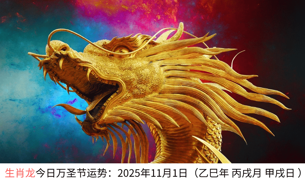 生肖龙今日万圣节运势：2025年11月1日（乙巳年丙戌月甲戌日）