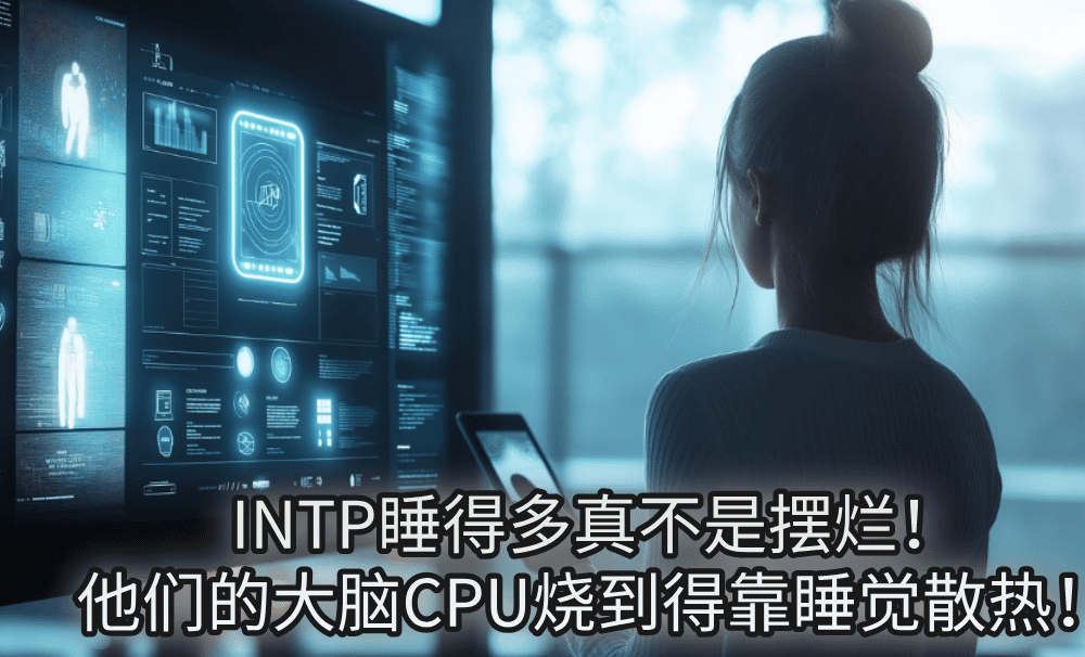 INTP睡得多真不是摆烂！他们的大脑CPU烧到得靠睡觉散热！