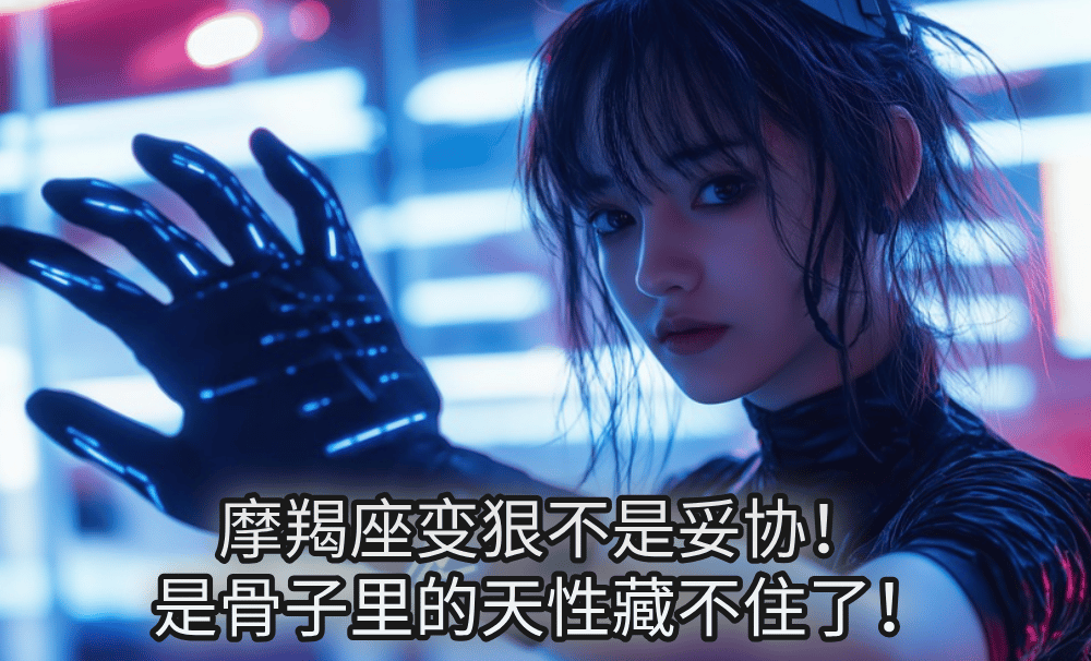 摩羯座变狠不是妥协!是骨子里的天性藏不住了!
