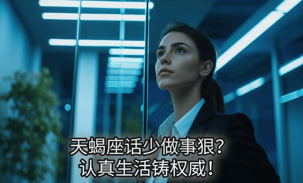 天蝎座话少做事狠？认真生活铸权威！