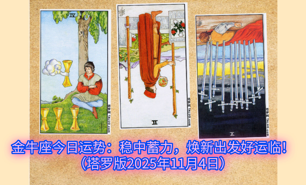 双子座今日运势:突破停滞,轻装上阵迎转机!(塔罗版2025年11月4日)