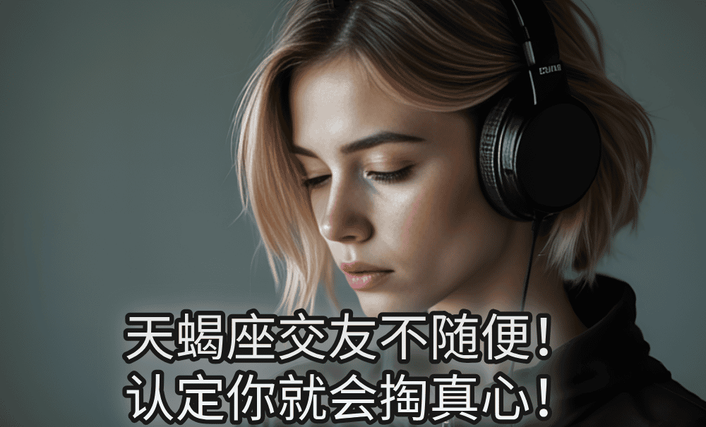 天蝎座交友不随便！认定你就会掏真心！