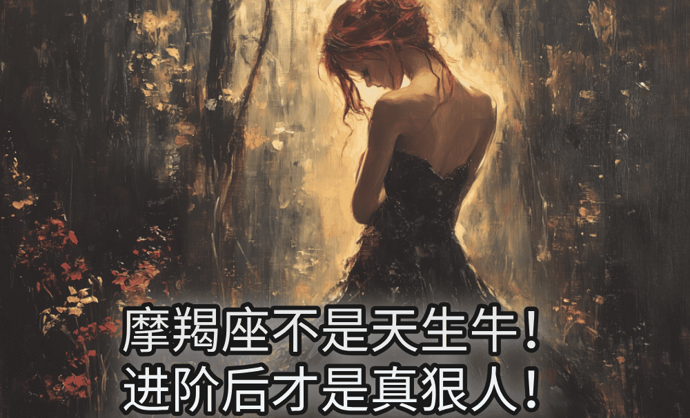 摩羯座不是天生牛!进阶后才是真狠人!