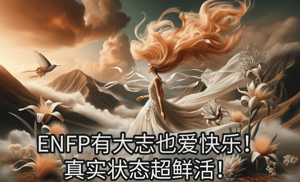 ENFP有大志也爱快乐！真实状态超鲜活！