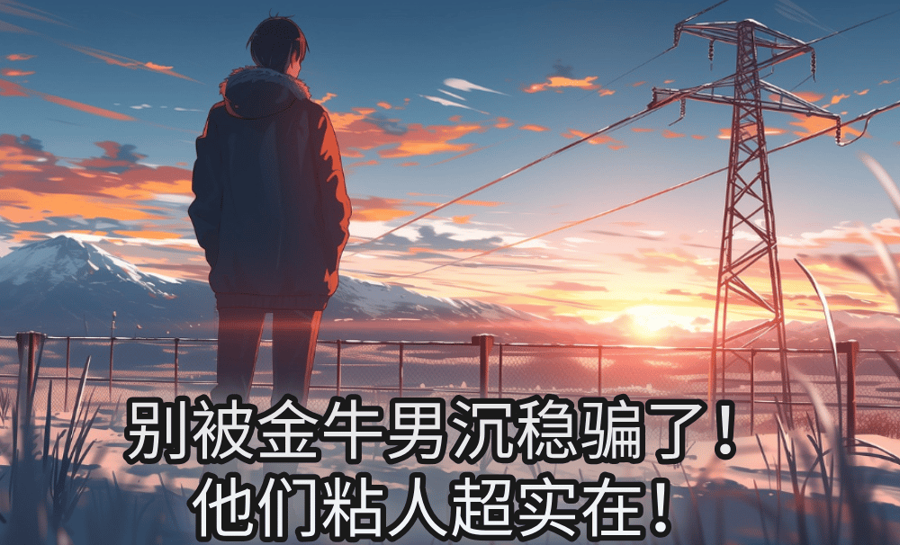 别被金牛男沉稳骗了!他们粘人超实在!