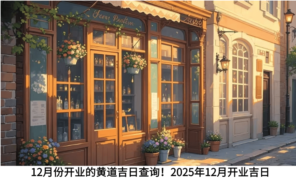 12月份开业的黄道吉日查询！2025年12月开业吉日