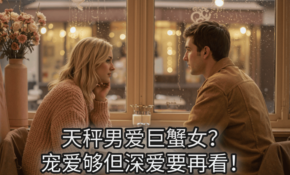 天秤男爱巨蟹女？宠爱够但深爱要再看！