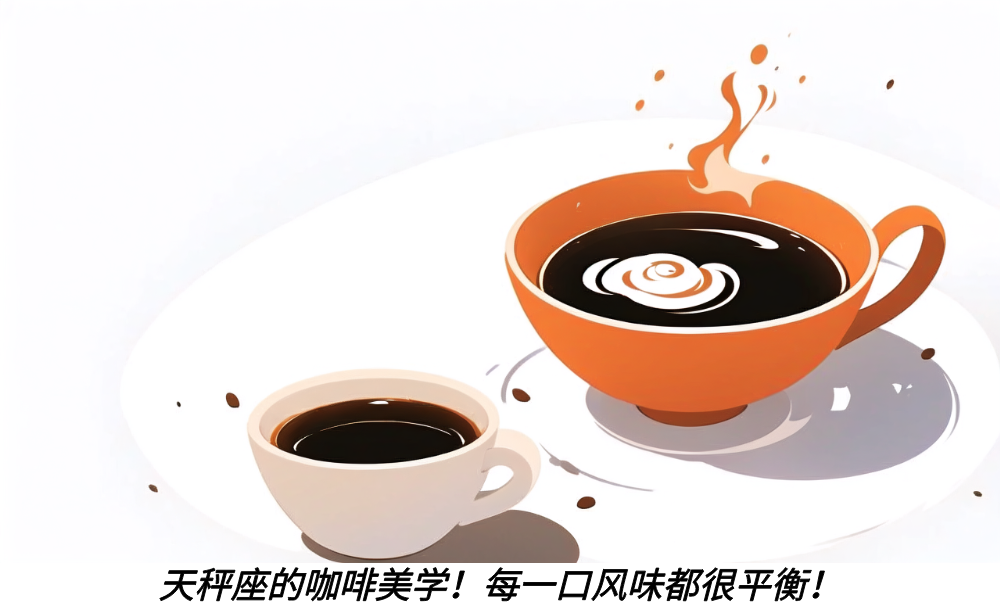 天秤座的咖啡美学！每一口风味都很平衡！