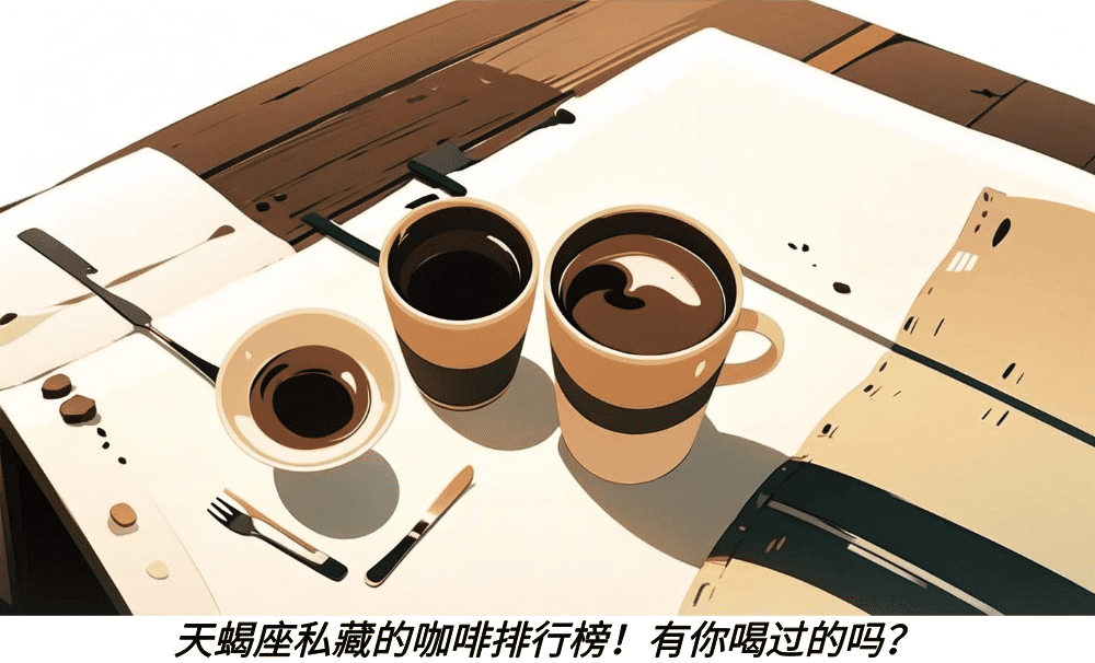 天蝎座私藏的咖啡排行榜！有你喝过的吗？