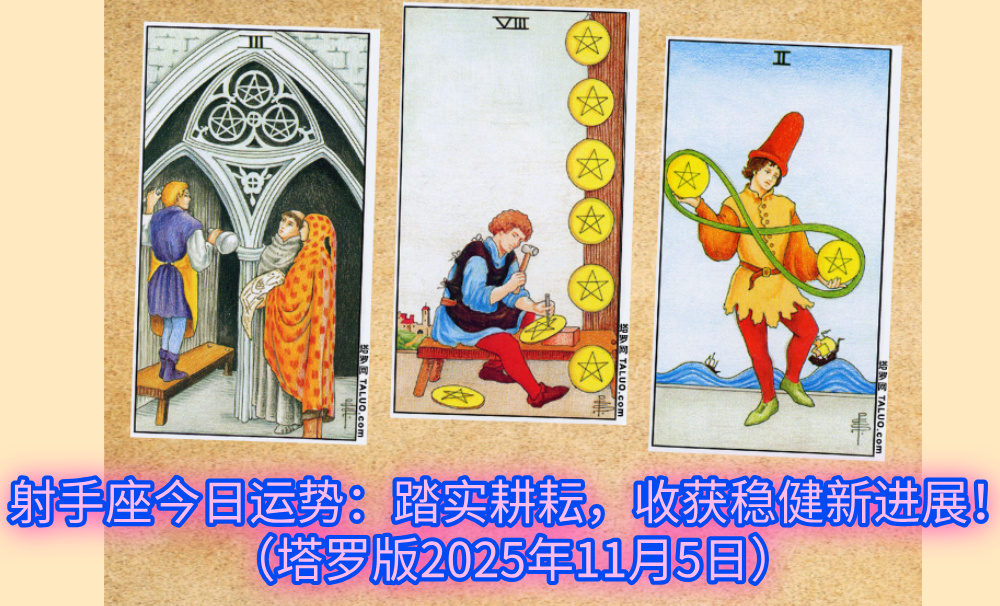 射手座今日运势：踏实耕耘，收获稳健新进展！（塔罗版2025年11月5日）