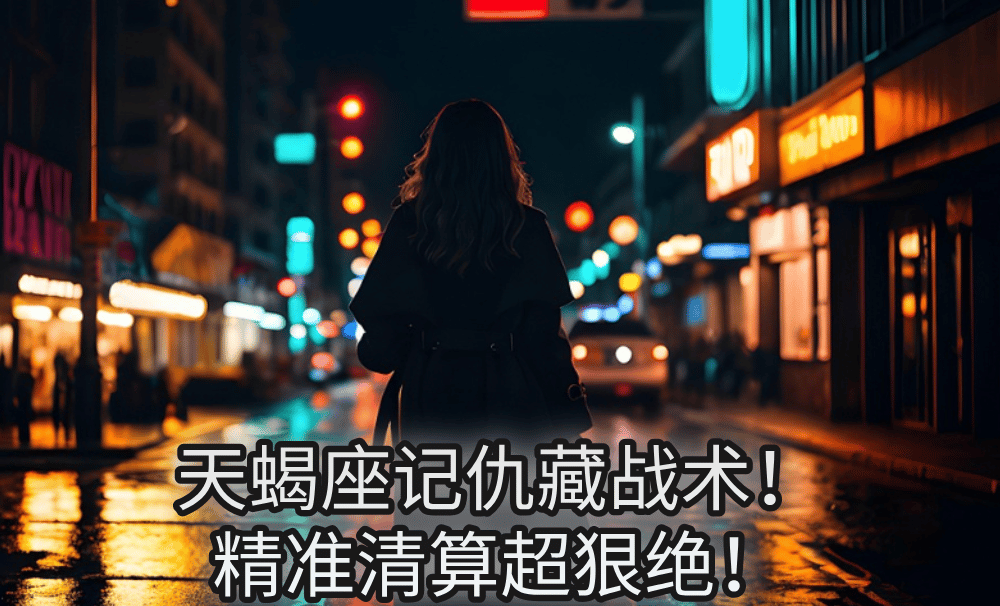 天蝎座记仇藏战术！精准清算超狠绝！