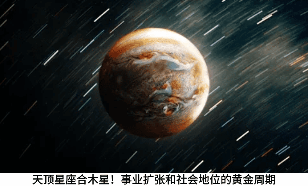 天顶星座合木星！事业扩张和社会地位的黄金周期