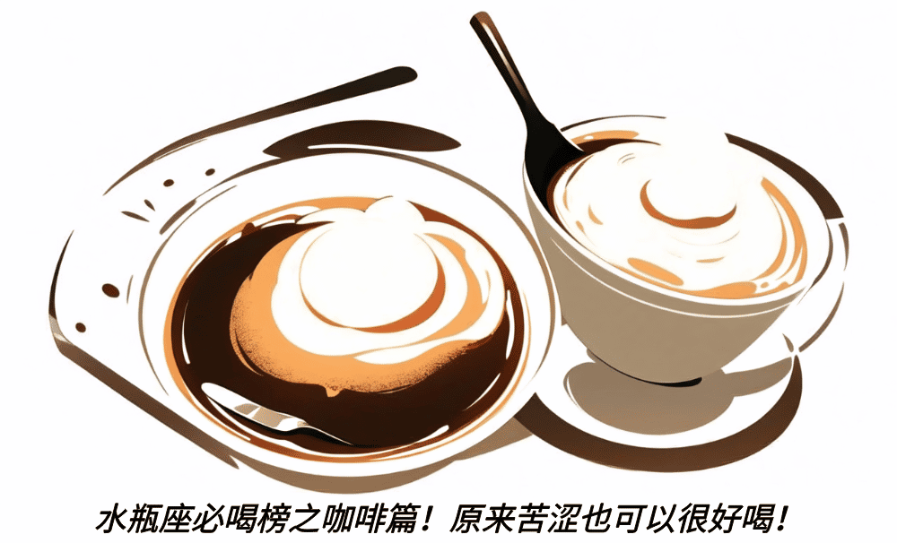 水瓶座必喝榜之咖啡篇！原来苦涩也可以很好喝！