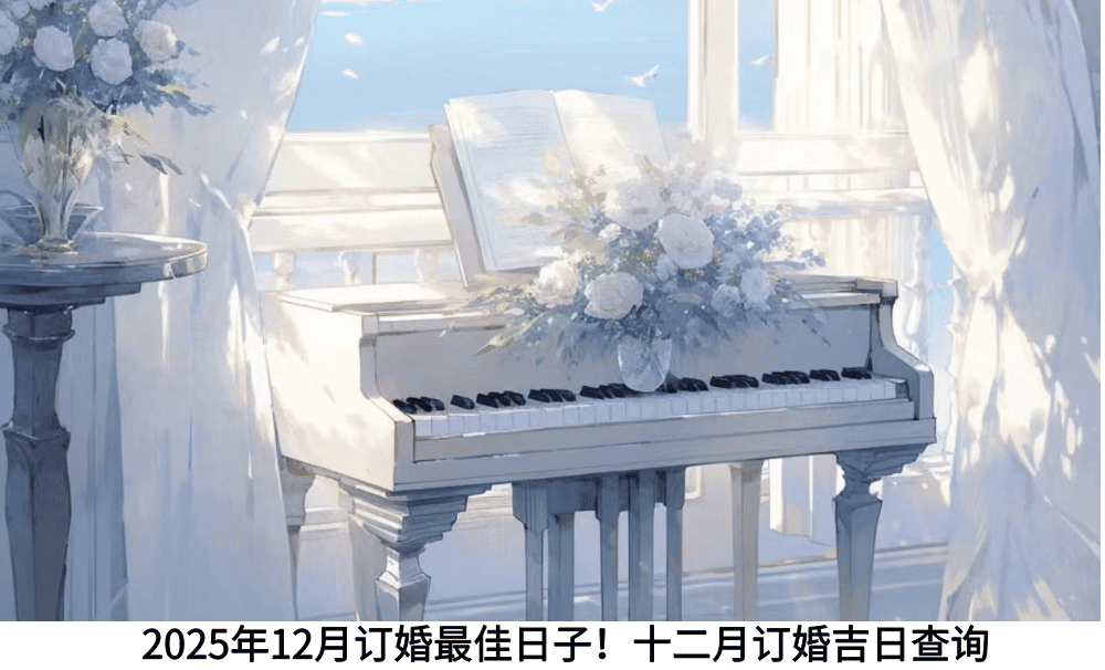 2025年12月订婚最佳日子!十二月订婚吉日查询