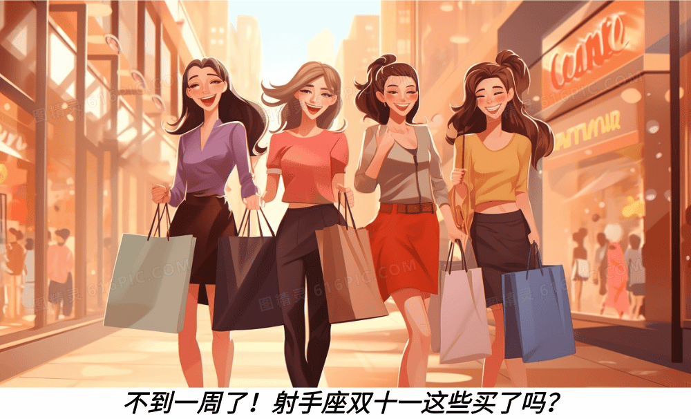 不到一周了！射手座双十一这些买了吗？