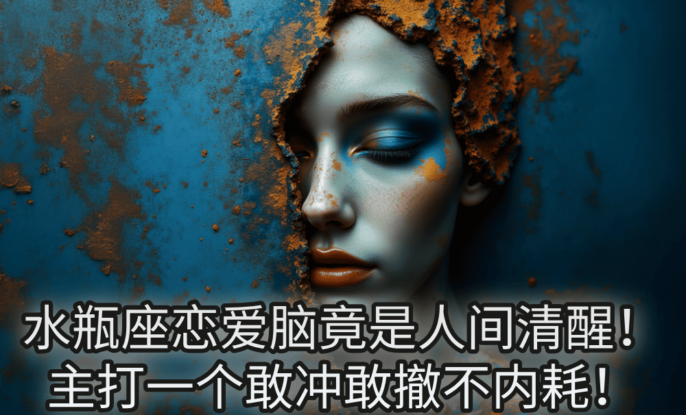 水瓶座恋爱脑竟是人间清醒！主打一个敢冲敢撤不内耗！