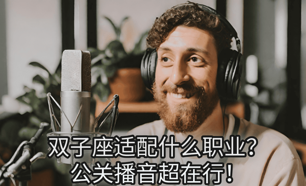 双子座适配什么职业?公关播音超在行!