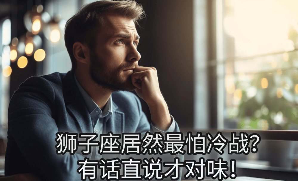 狮子座居然最怕冷战？有话直说才对味！