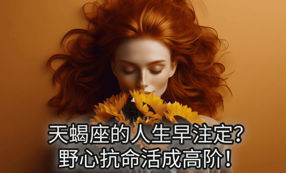 天蝎座的人生早注定？野心抗命活成高阶！
