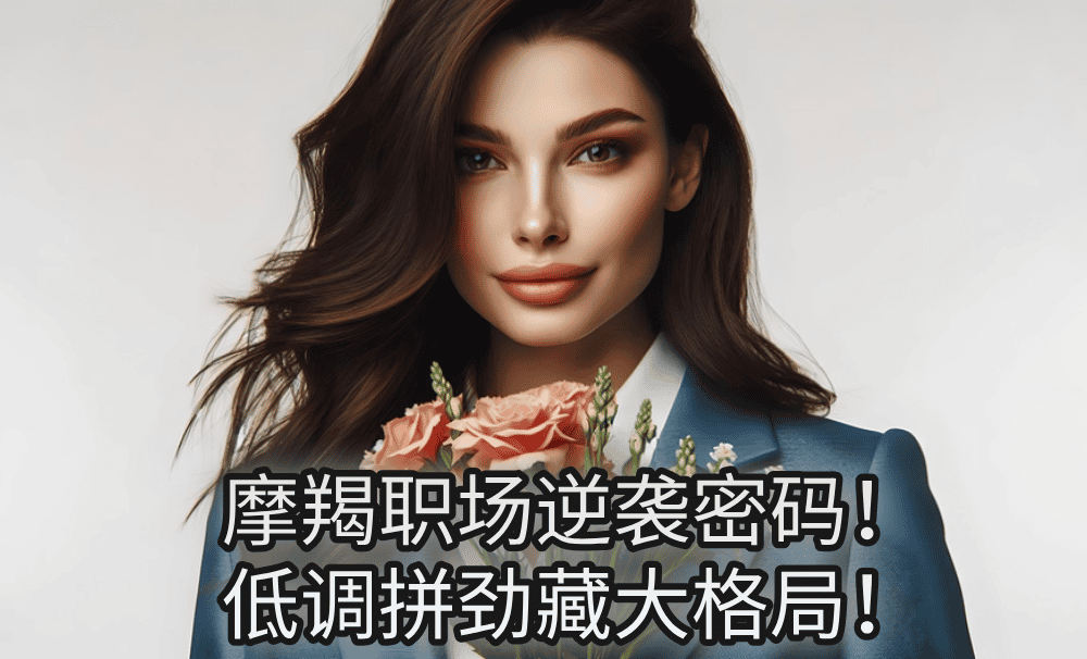 摩羯职场逆袭密码!低调拼劲藏大格局!