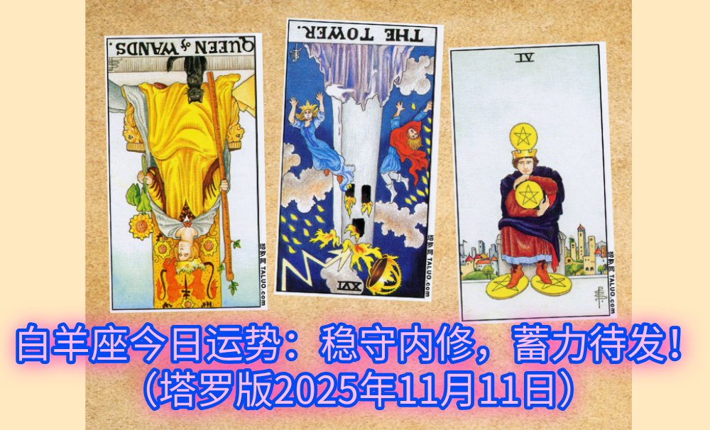 白羊座今日运势：稳守内修，蓄力待发！（塔罗版2025年11月11日）