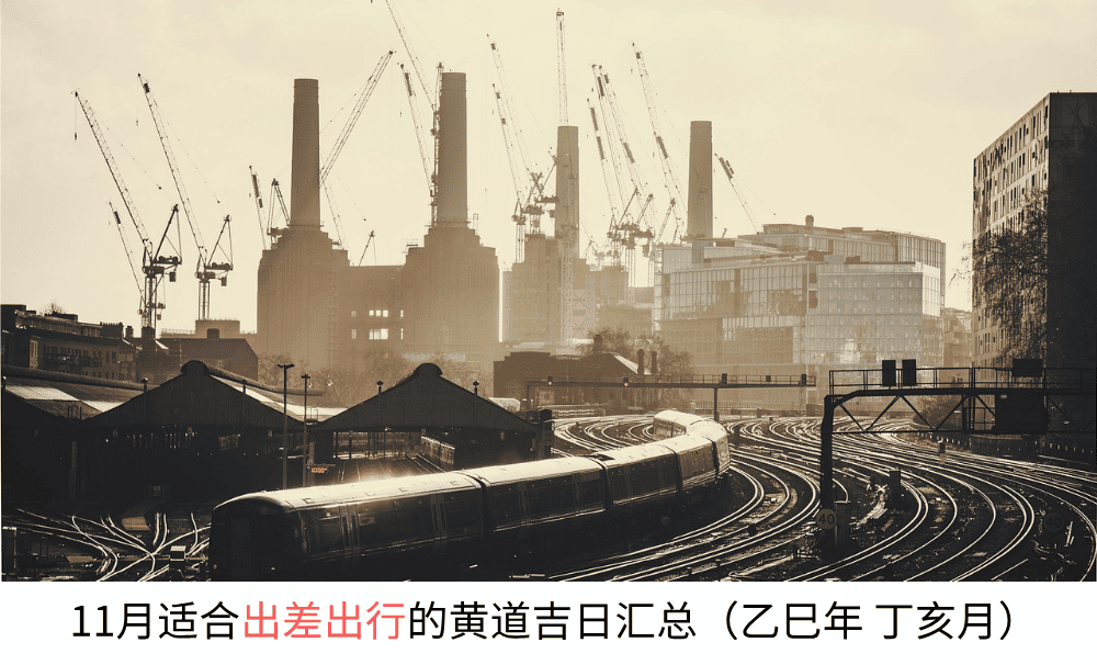 11月适合出差出行的黄道吉日汇总（乙巳年丁亥月）