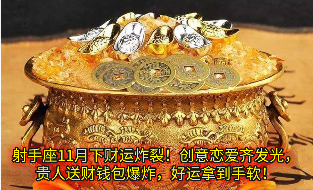 射手座11月下财运炸裂!创意恋爱齐发光,贵人送财钱包爆炸,好运拿到手软!