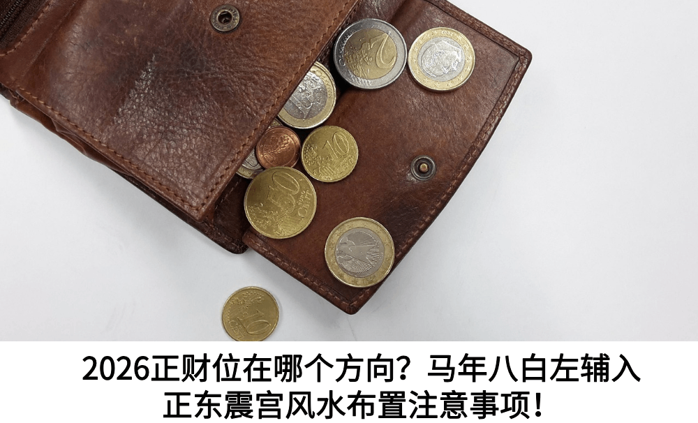 2026正财位在哪个方向？马年八白左辅入正东震宫风水布置注意事项！