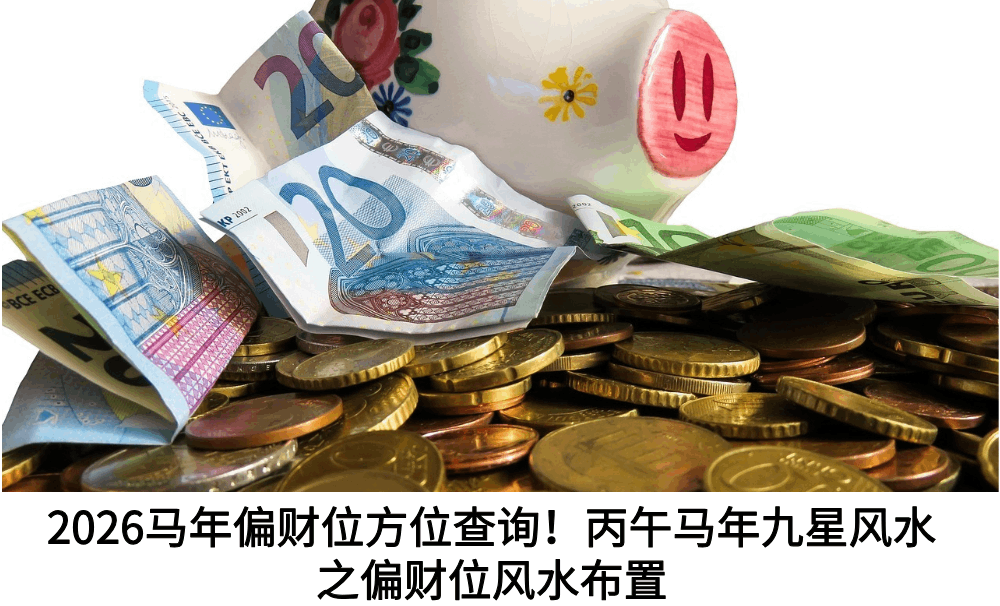 2026马年偏财位方位查询！丙午马年九星风水之偏财位风水布置