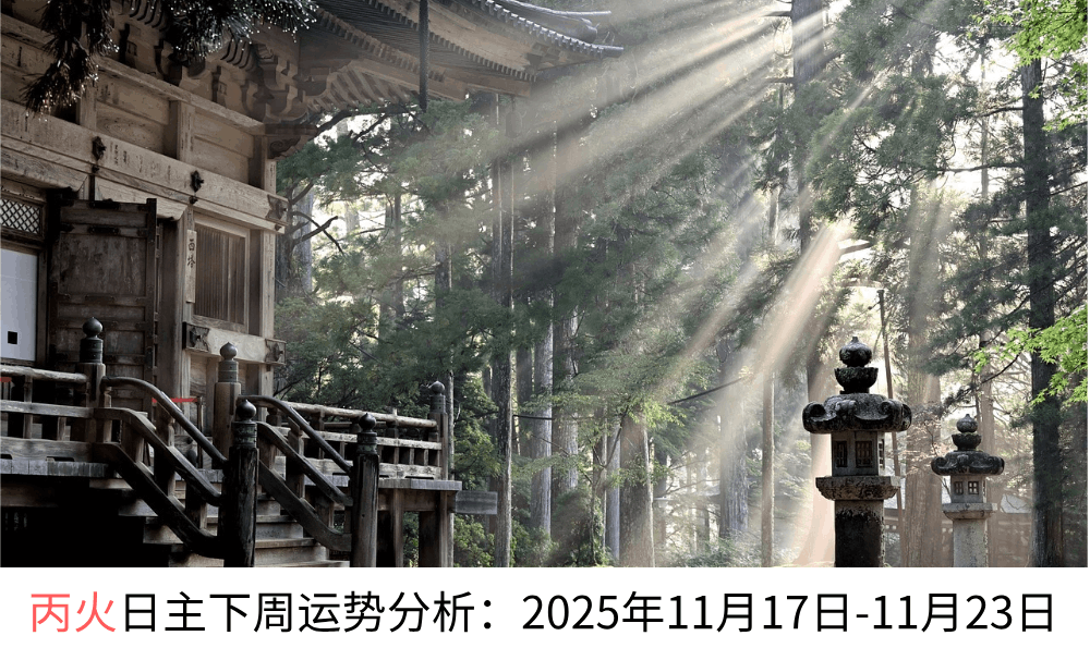 丙火日主下周运势调整：2025年11月17日-11月23日