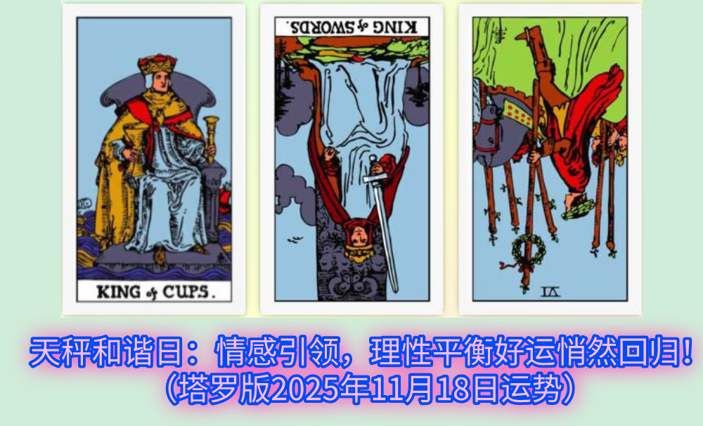 天秤和谐日：情感引领，理性平衡好运悄然回归！（塔罗版2025年11月18日运势）