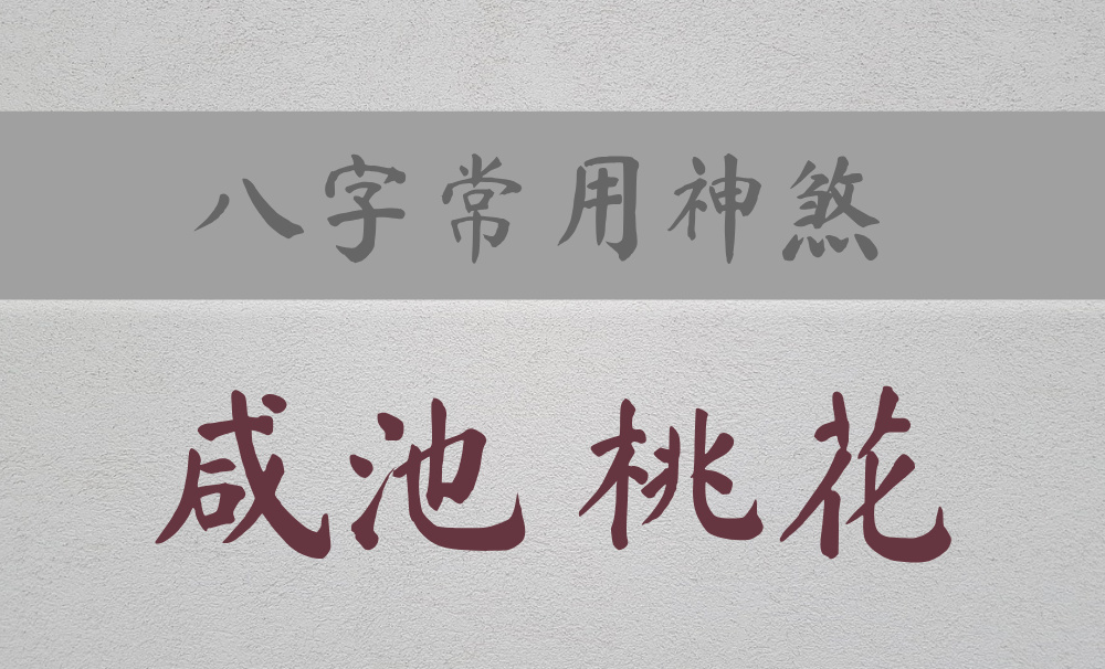 八字常用神煞：主淫荡、魅力、人缘的【咸池桃花】